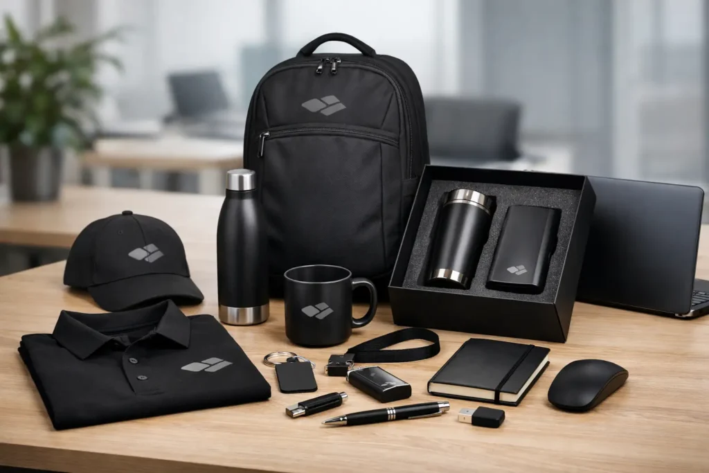 Fornitore merchandising aziendale su misura