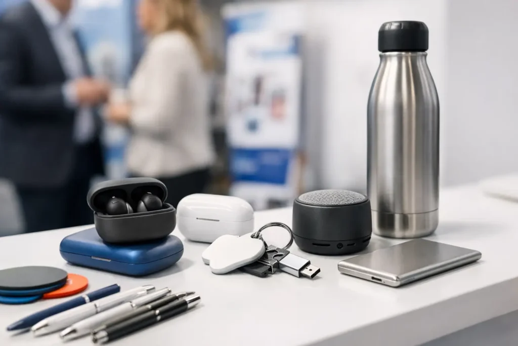 Gadget fieristici che fanno ricordare il brand