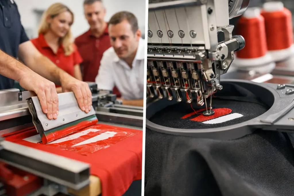 Serigrafia o ricamo aziendale, quale scegliere?