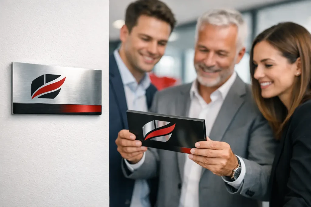 Targhe personalizzate che valorizzano il brand